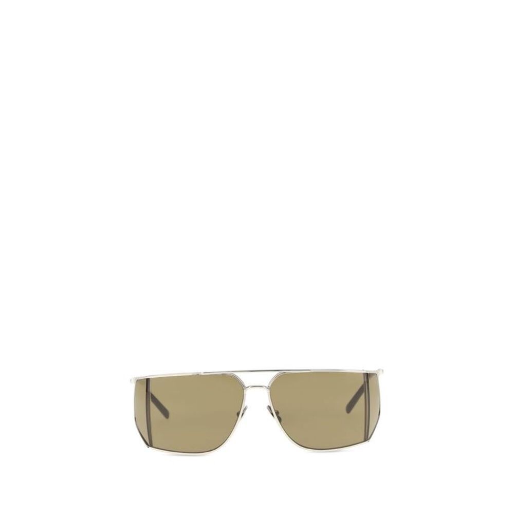 Saint Laurent Silver Metal Women's Sunglasses